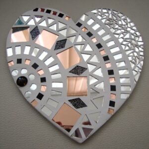 Mosaic Heart kit 15 cm.